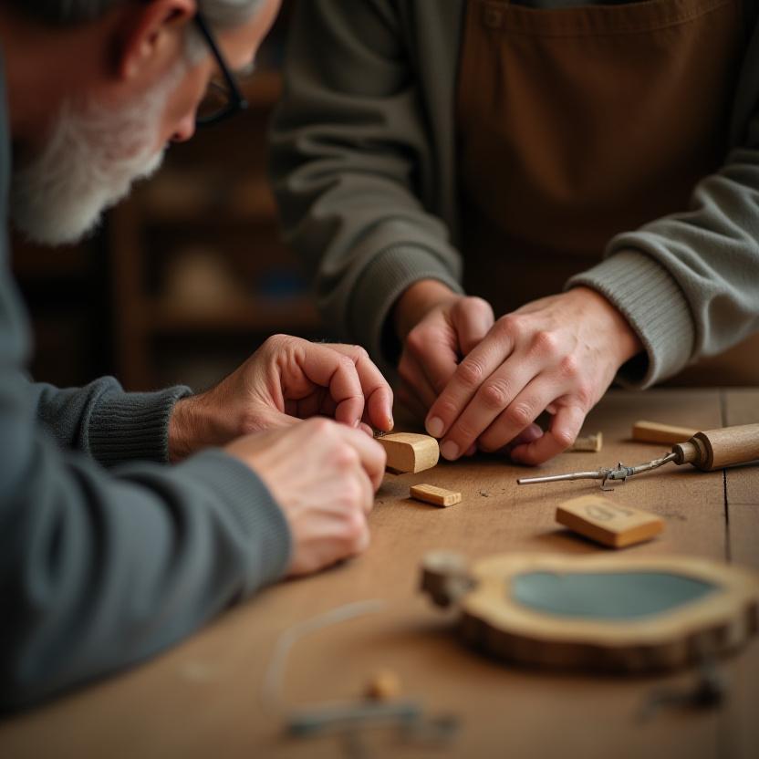 職人養成における修復技術指導