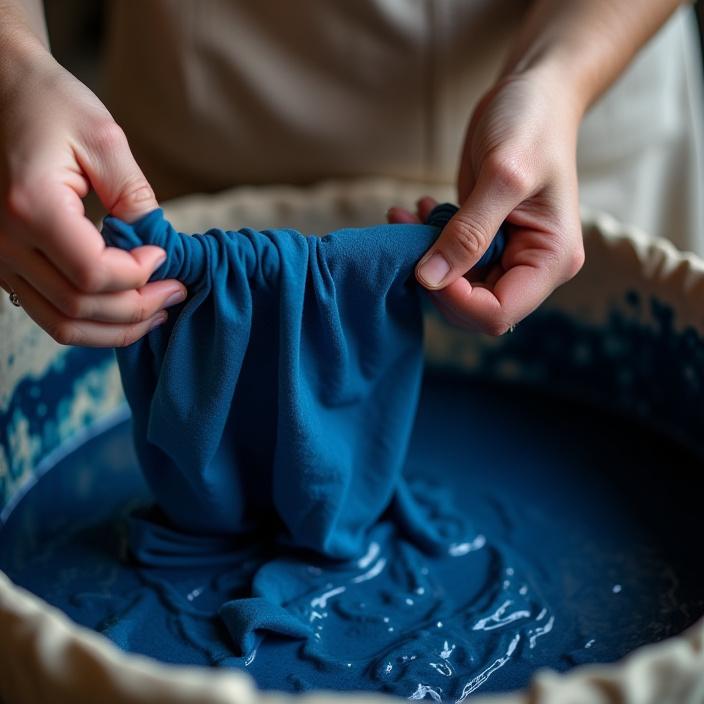 藍染めと天然染料によるテキスタイル染色