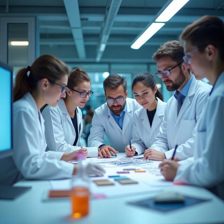 大学研究室での材料科学研究